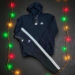 2 PC ADIDAS HOODIE AND LEGGINGS OUTFIT SIZE 2X BUNDLE MATCHING SET